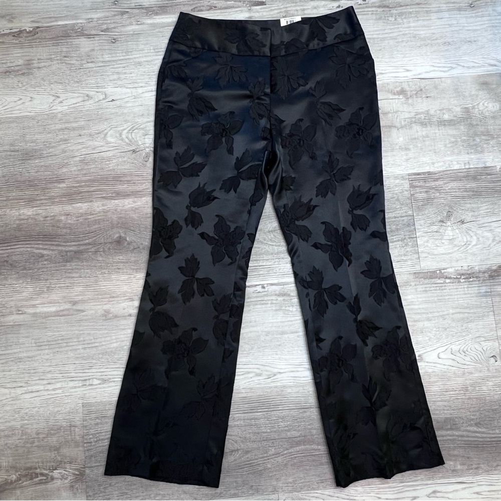 Alfani Mod Shimmer 1 Trouser Leg Pants Tummy Control Women’s Size 12
